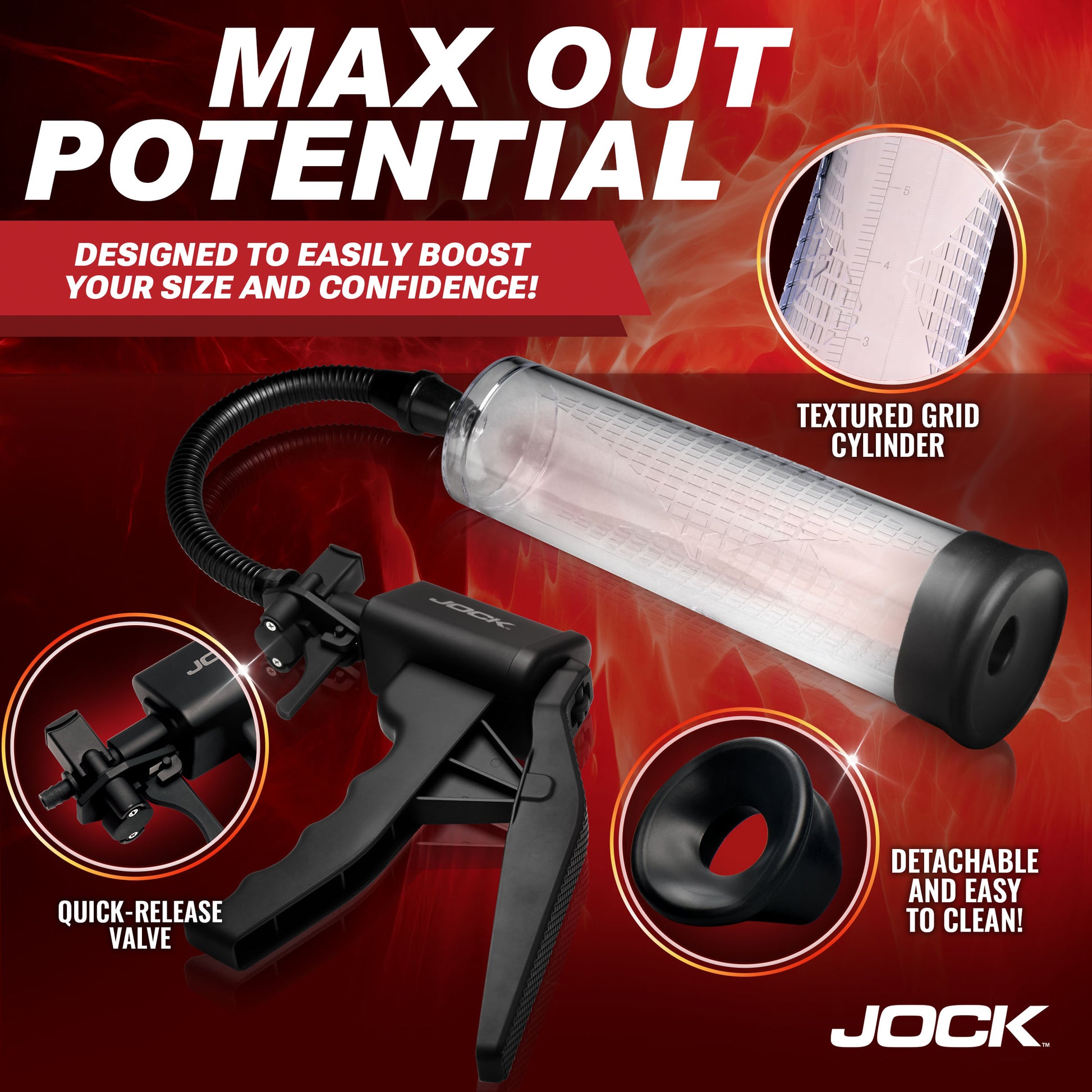 Amp Up Penis Pump with Trigger Handle