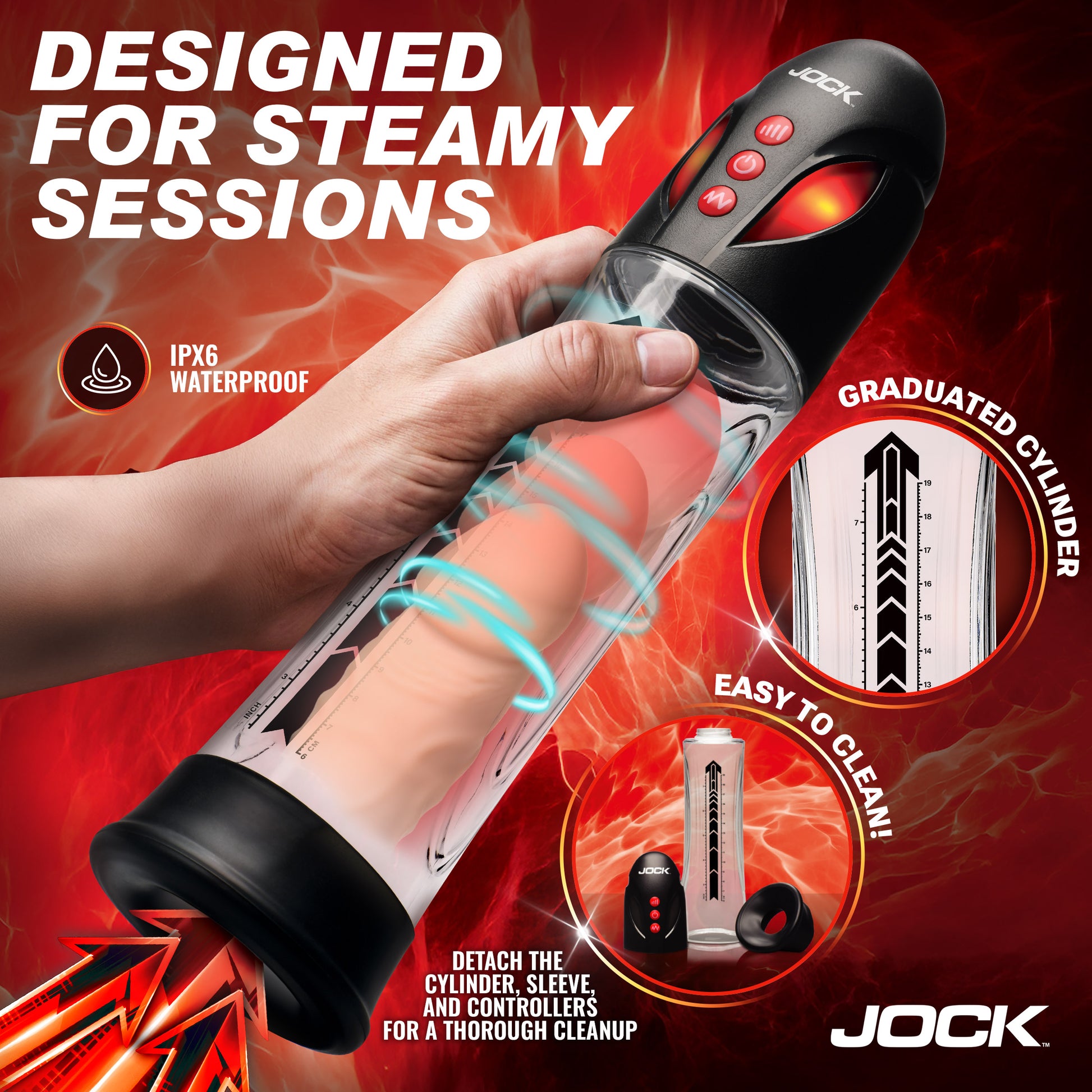 Power Up Automatic Waterproof Penis Pump