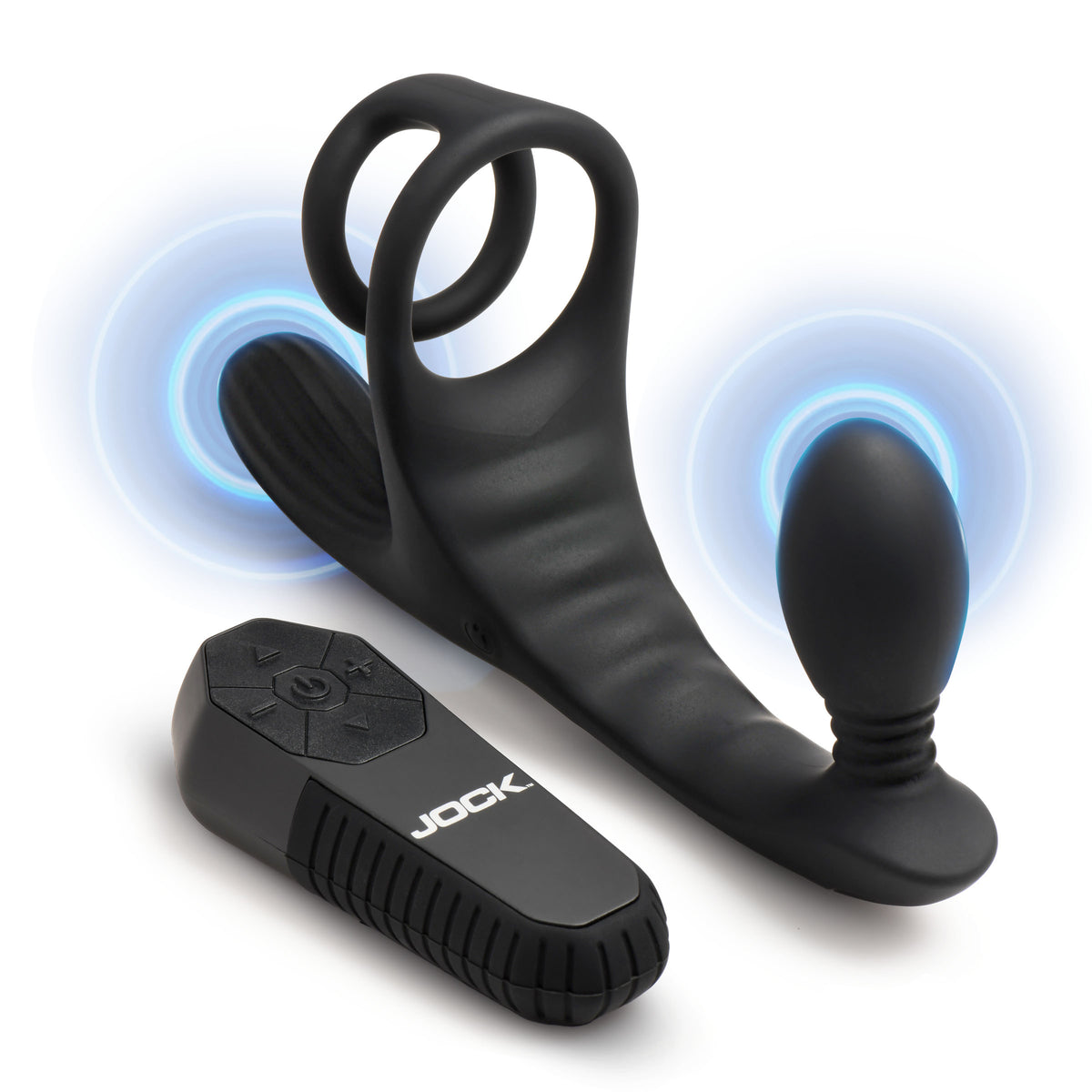 Triple Rush Vibrating C-Ring and Anal Plug w/ Remote