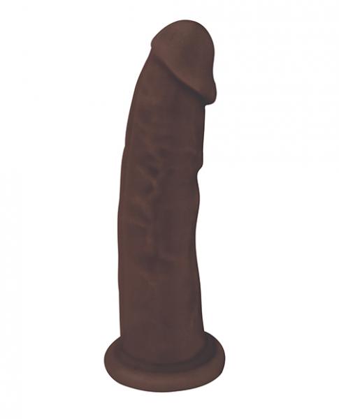 Silexpan Dark Hypoallergenic Silicone Dildo - 7 Inch