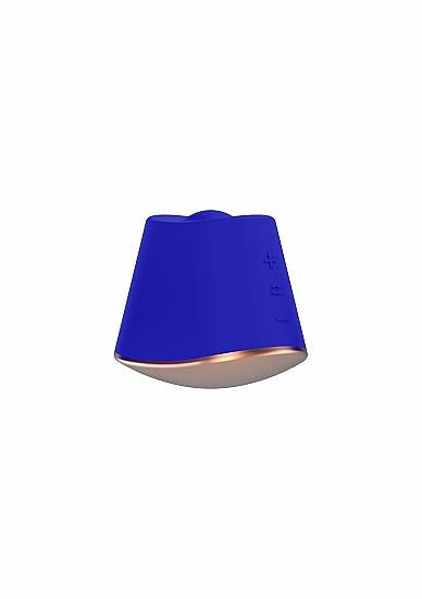 Rotating & Vibrating Clitoral Stimulator - Dazzling - Blue