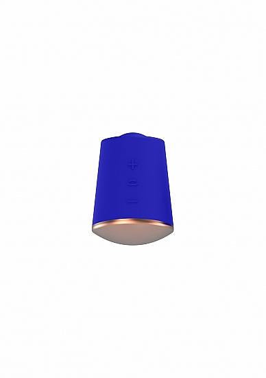 Rotating & Vibrating Clitoral Stimulator - Dazzling - Blue