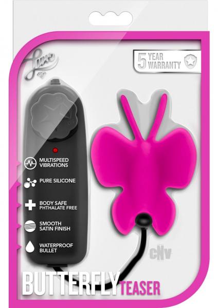 Luxe Butterfly Teaser Pink Clitoral Vibrator