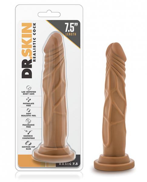 Blush Dr. Skin Realistic Cock Basic 7.5 - Mocha