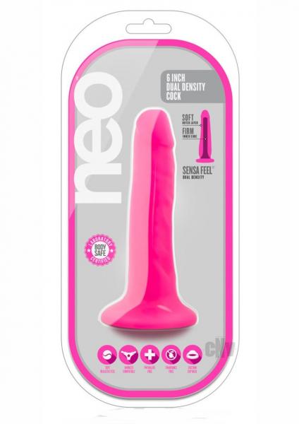 Neo - 5.5 Inch Dual Density Cock Pink