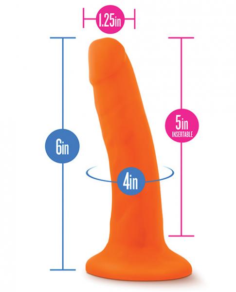 Neo Dual Density Cock 5.5` Neon Orange