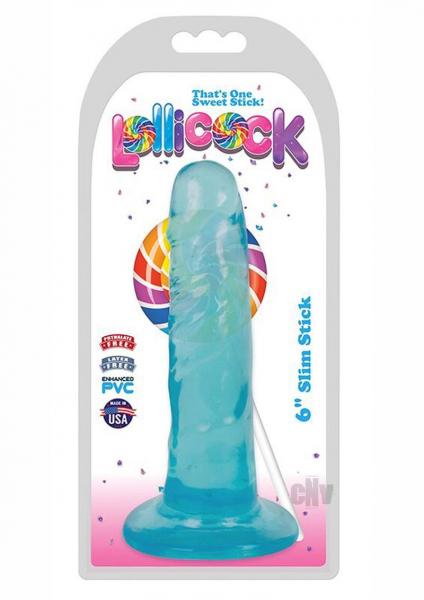 6 Inch Slim Stick Berry Ice Dildo