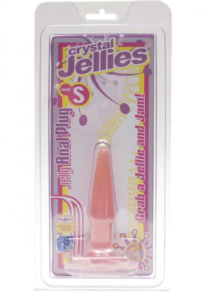 Crystal Jellies - Butt Plug - Pink- Small