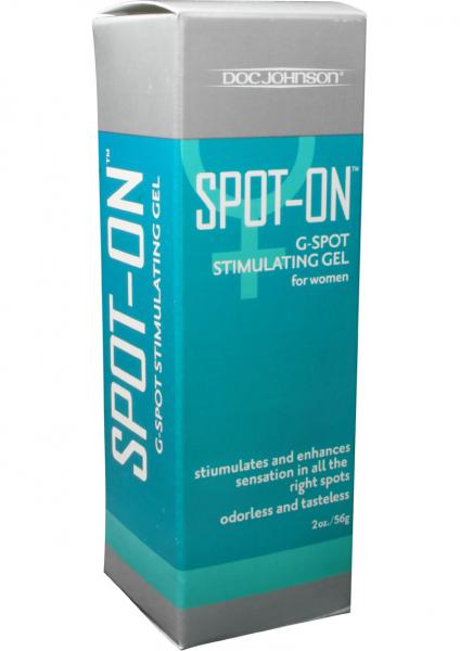 Spot-on g-spot stimulating gel for women - 2 oz tube
