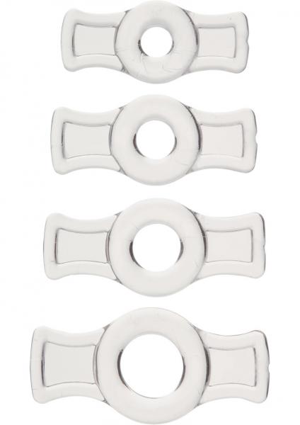 Titanmen Tools Cock Ring Set - Clear
