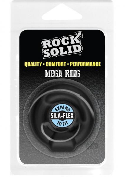 Rock Solid Silaflex Mega Ring Black