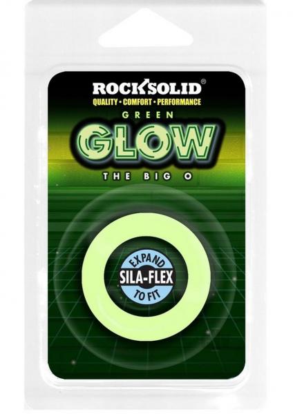 Rock Solid Sila-flex Glow-in-the-dark Big O C-ring Green