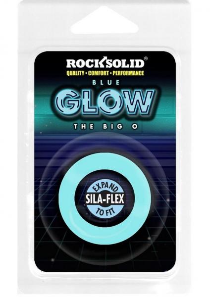 Rock Solid Sila-flex Glow-in-the-dark Big O C-ring Blue