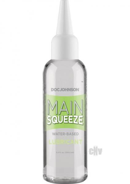 Main Squeeze Water Based Lubricant 3.4 fluid ounces