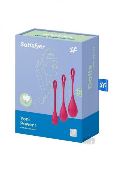 Satisfyer Yoni Power 1 Balls Training Set - Red