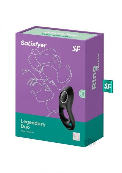 Satisfyer Legendary Duo Ring Vibrator - Black