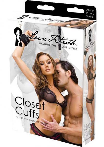 Lux Fetish Closet Cuffs 4 Piece Playful Restraint System