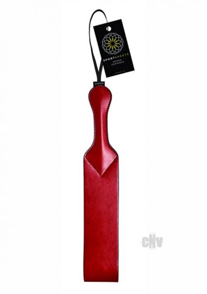 Sportsheets Saffron Loop Paddle Black Red