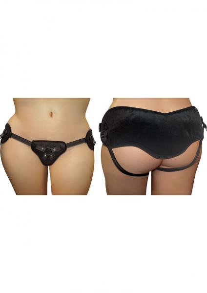 Plus Size Beginners Strap On Harness - Black