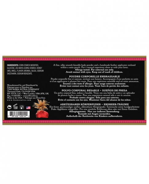 Kama Sutra Honey Dust Strawberry Dreams 6oz