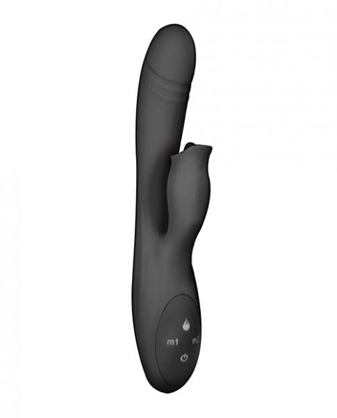 Devine Vibes Heat Up Clit Licker-Black