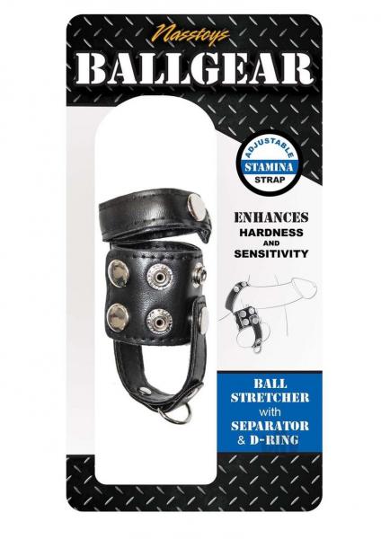 Ballgear Ball Stretcher With Separator & D-ring - Black