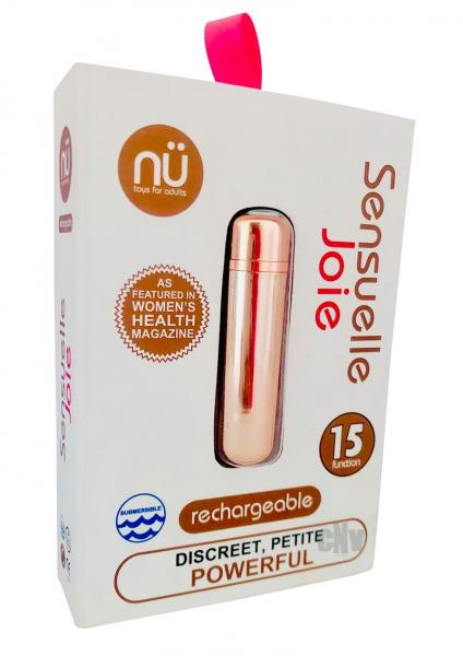 Nu Sensuelle Joie Bullet in Gift Box - 15 Function Rose Gold