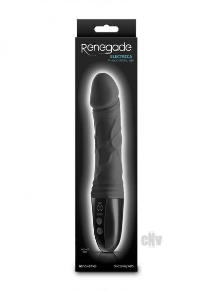 Renegade Electrica Phallic Digital Vibe Black