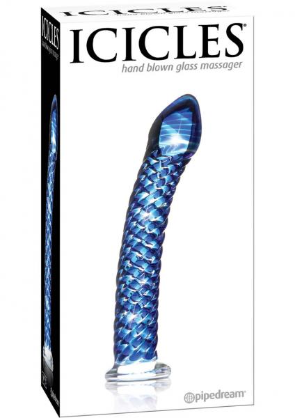 Icicles No 29 Textured Glass Dildo