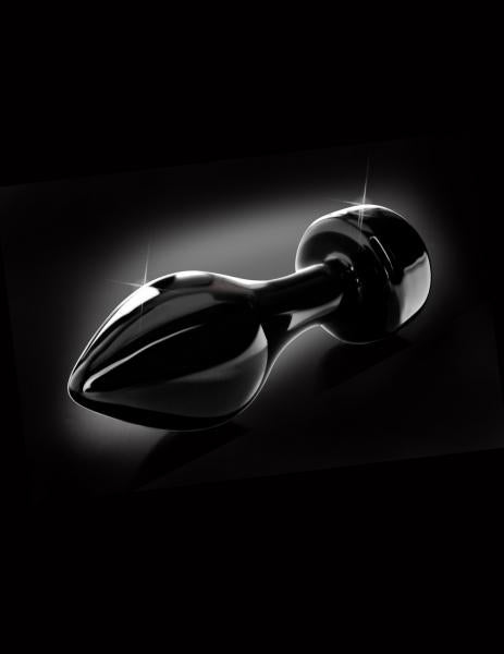 Icicles No. 44 Black Glass Butt Plug