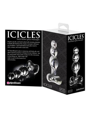 Icicles No 47 Beaded Glass Anal Plug