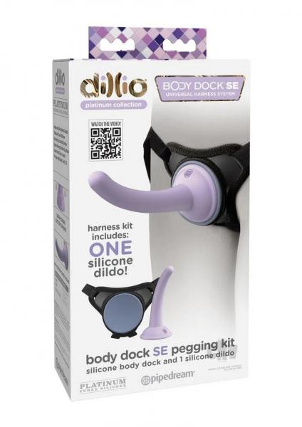 Dillio Platinum Body Dock Se Pegging Kit With 5 In. Silicone Dildo