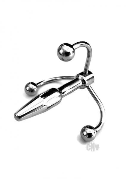 Rouge Stainless Steel Crown Penis Plug In Clamshell