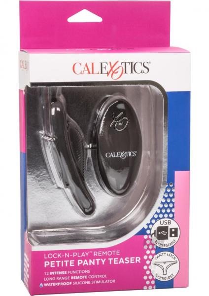 Lock N Play Remote Petite Panty Teaser Black