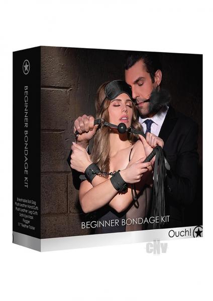 Shots Ouch Beginners Bondage Kit - Black