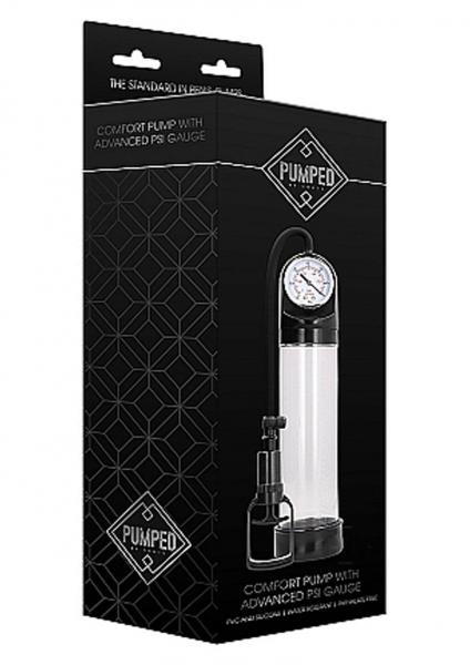 Pumped Comfort Pump Advanced PSI Gauge Clear