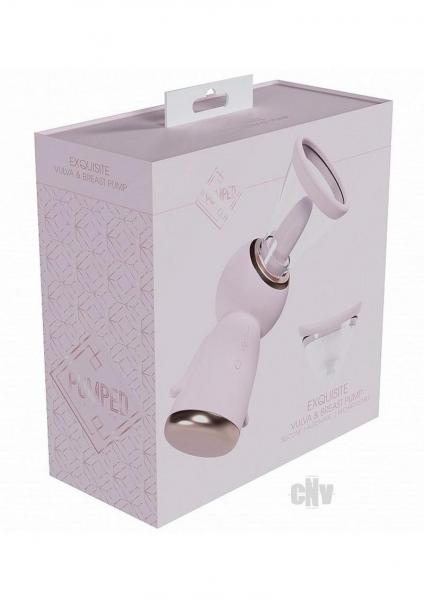 Pumped Exquisite Automatic Rechargeable Vulva & Breast Pump Pink