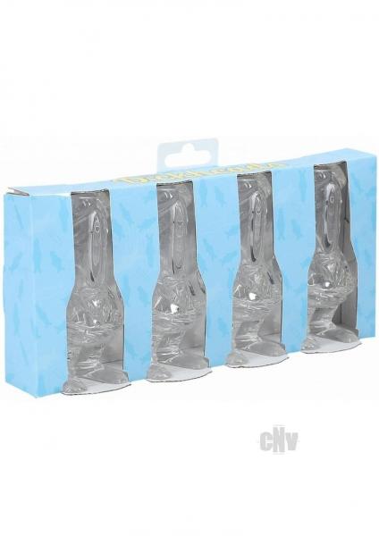The Dickheads Groom Tall Shot Glass Clear