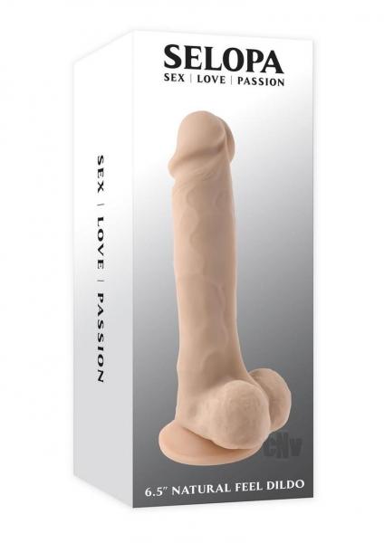 Selopa 6.5 In. Natural Feel Dildo Light