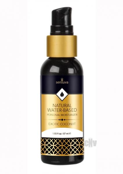 Sensuva Natural Water Based Personal Moisturizer - 1.93 Oz Exotic Coconut