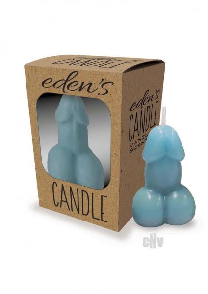 Eden's Penis Candle Blue