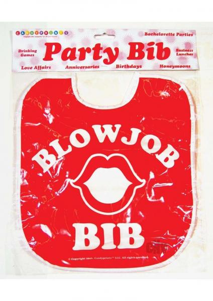 Blow Job Party Bib Red O/S