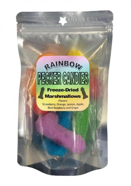 Freeze Dried Rainbow Pecker Candies