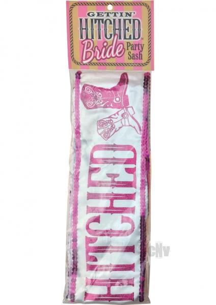 Gettin Hitched Bride Party Sash