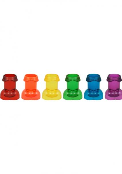 Rainbow shot glass set