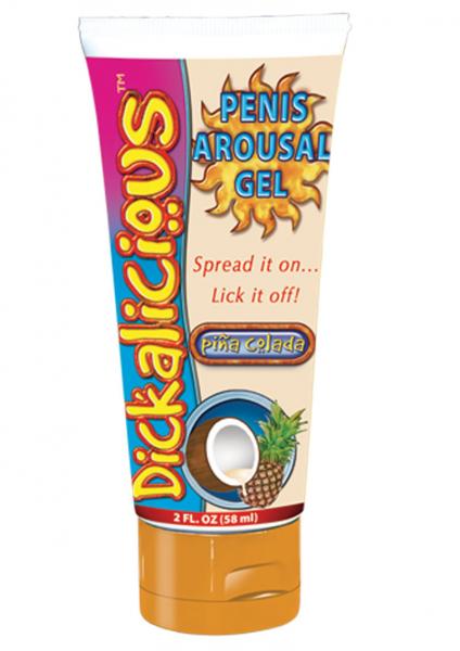 Dickalicious Penis Arousal Gel 2 oz Pina Colada