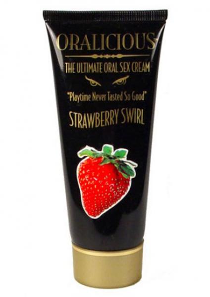 Oralicious Oral Sex Cream Strawberry 2oz