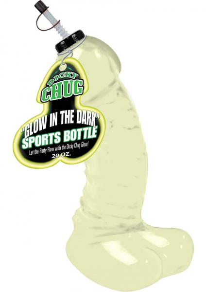 Dicky Chug Big Sports Bottle - 20 oz Glow in the Dark