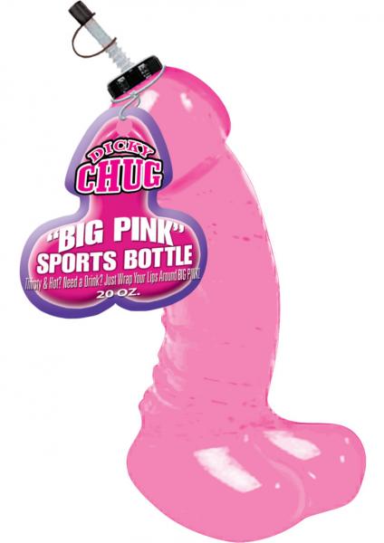 Dicky Chug Big Sports Bottle - 20 oz Pink