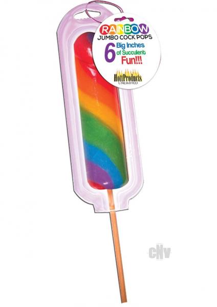 Jumbo Rainbow Pop on Blister Card